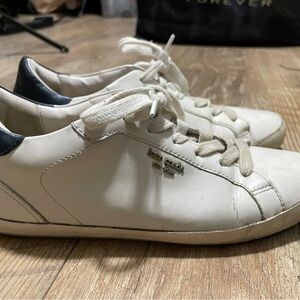 Kate Spade White Leather Sneakers
